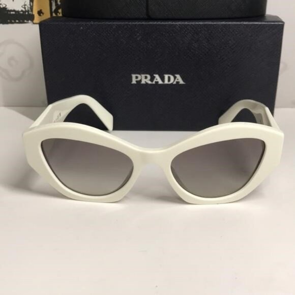 New Authentic Prada SPR 07Y Women’s Sunglasses – White Frame - Picture 8 of 12
